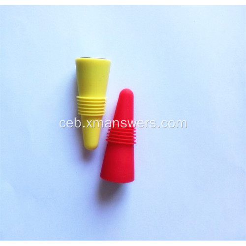 Bulk silicone wine saver vacuum stoppers para sa mga botelya